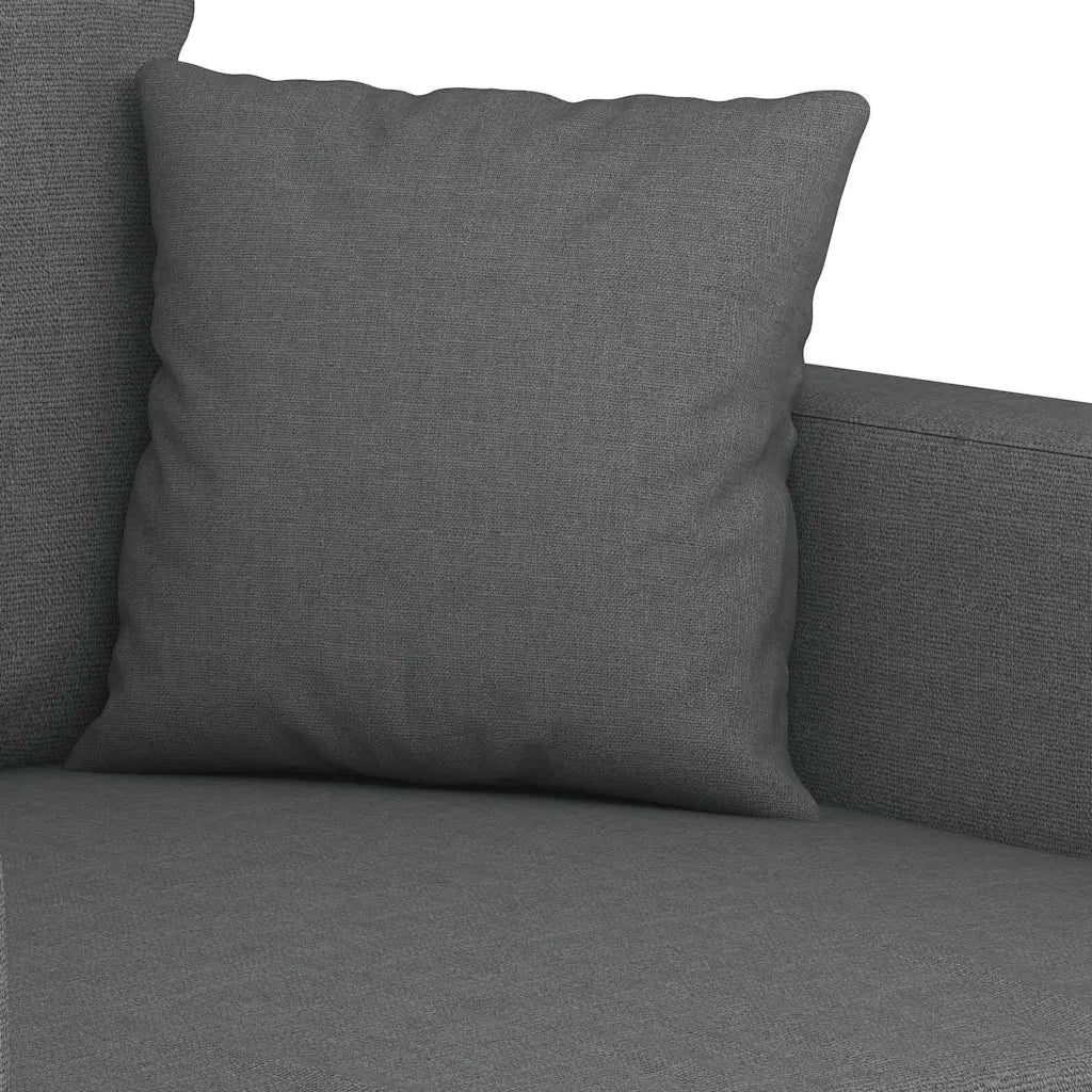 Divano a 3 Posti Grigio Chiaro 180 cm in Tessuto 359276