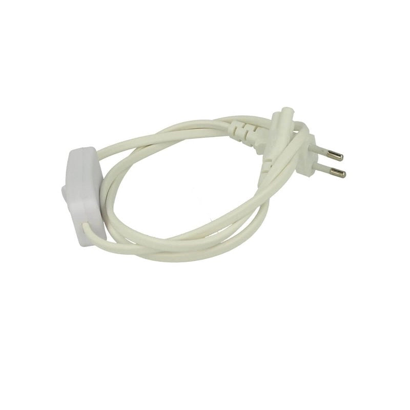 Cavo Di Alimentazione Con Interruttore Presa Standard Euro Spina Maschio Per Plafoniera Tubo Led T5 All In One Con Filo Lunga 1 Metro