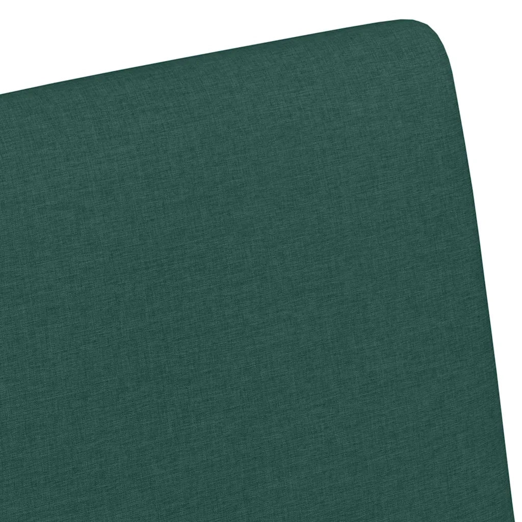 vidaXL Sedia da pranzo 2 pcs Verde scuro 57 x 66 x 94 cm Tessuto