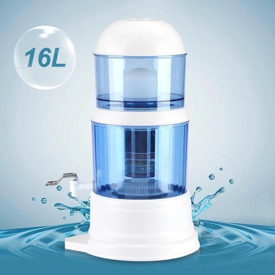 Filtro Acqua Attivo - Rimozione Ioni Duri - Riduzione del Calcare fino al 70% - Sostanze Disruptori dell'Odore di Cloro - Purificazione dei Minerali - Filtrazione con Dispenser.