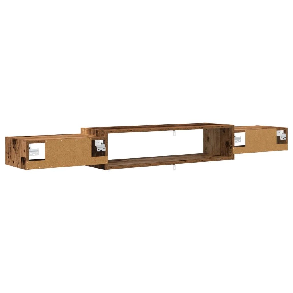 Mobile TV da Parete A parete Legno antico 180 x 28 x 21 cm