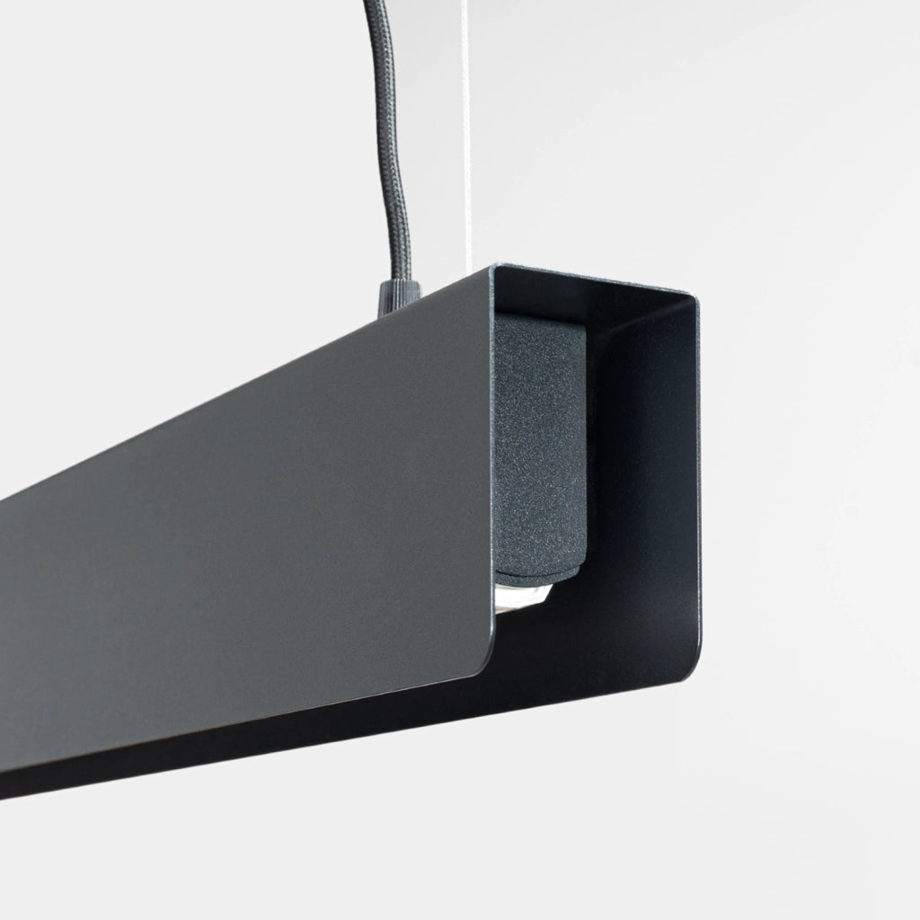 Lampada da soffitto moderna SPARK Blue Sapphire in acciaio nero 8,5 W 850 lm 3000 K