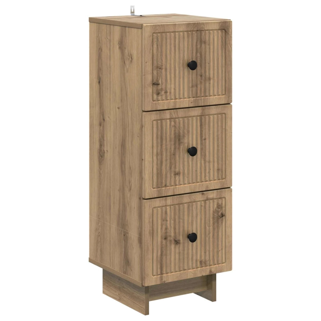 Mobile con Cassetti Rovere Artigianale 33 x 34,5 x 90 cm 893934