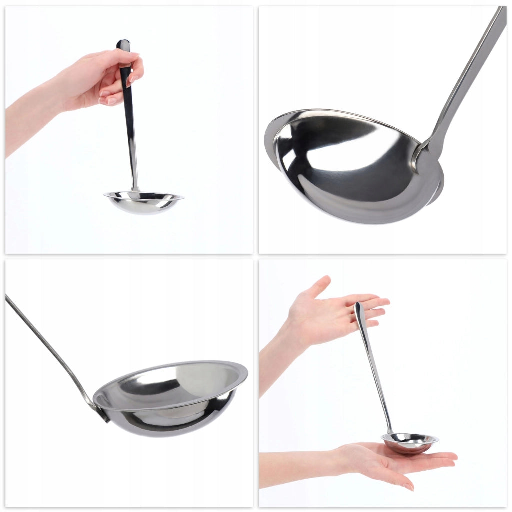 Mestolo KADAX, mestolo per zuppa, mestolo per salse, mestolo in acciaio inox