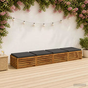 Cuscini per Sedia in 4 Pezzi SOEST 4 pz 100% Poliestere 944668