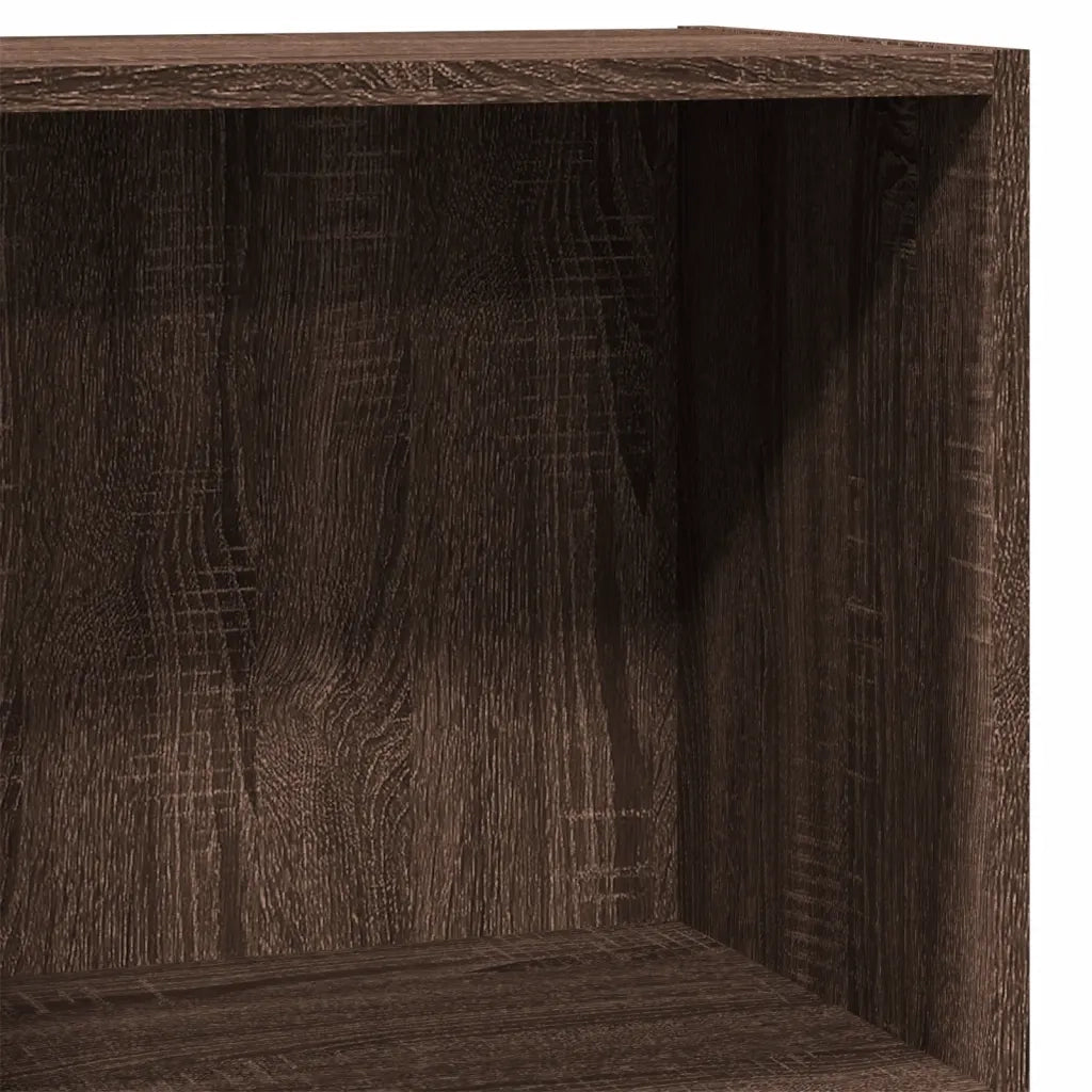 Libreria Rovere Marrone 40x24x76 cm in Legno Multistrato 857771