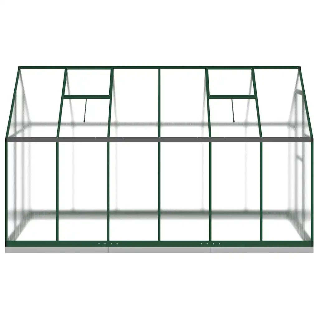 Telaio Serra con Base Verde 334x169x202 cm in Alluminio