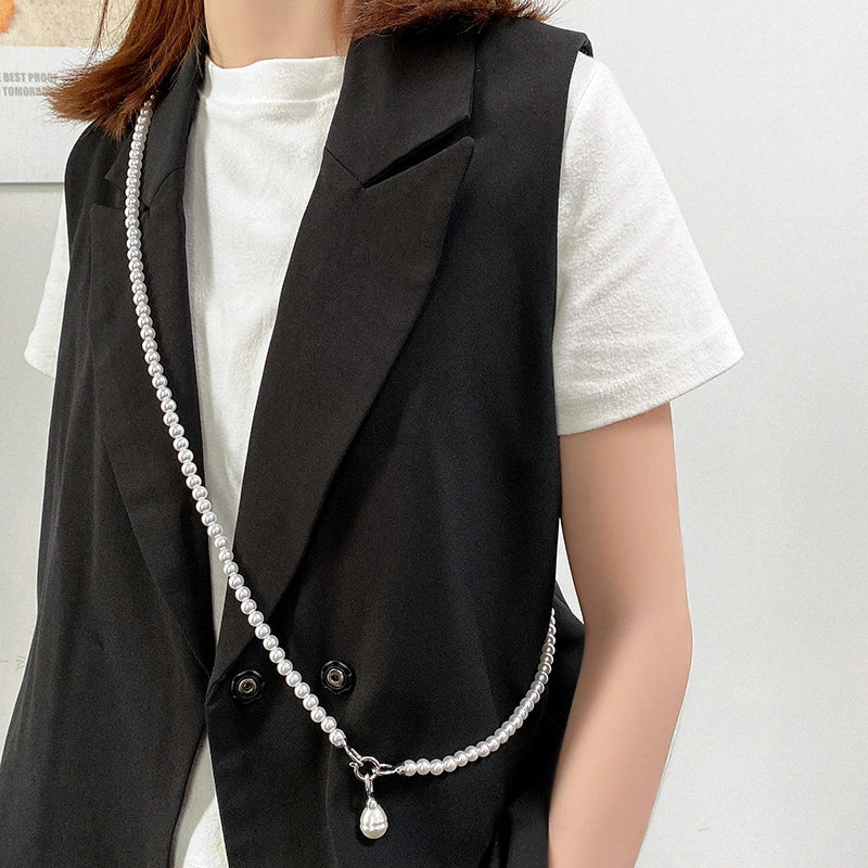 Collana con pendente di perle semplice e versatile (stile Instagram)