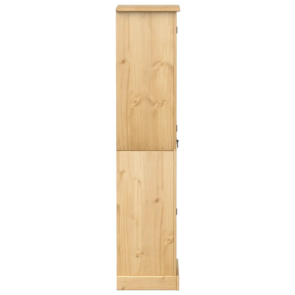 Armadio Corona 55x38x170 cm in Legno Massello di Pino CFW8672012