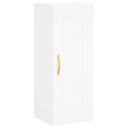 Armadietto a Muro | Mobile a Parete Bianco 34,5x34x90 cm in Legno Multistrato
