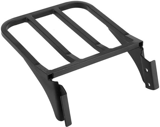 Portaoggetti per motocicletta in acciaio - Adatto per XL/FLST/FLSTC/FLSTSC - Acciaio di alta qualità - 100% nuovo - Nero