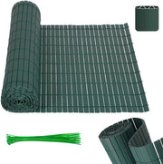 Schermo per giardino in PVC - divisore balcone e schermo per terrazza e giardino - verde 1,6x3m