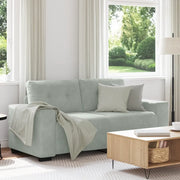 Divano Divanetto-Sofa Grigio Chiaro 140 cm in Velluto 364641