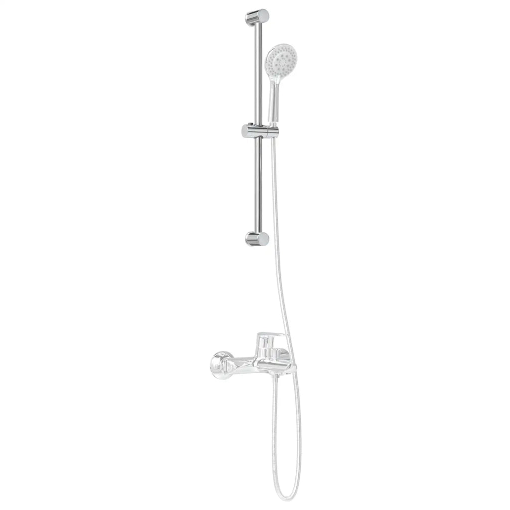 Supporto per Testa di Doccia Cromato 71 cm Acciaio Inox CFW5592410