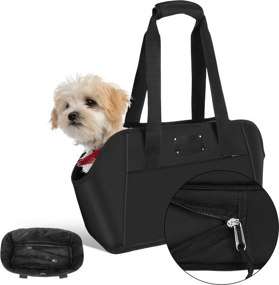 Scatola di trasporto morbida per cani e gatti - borsa con cinture di sicurezza per passeggiate e viaggi