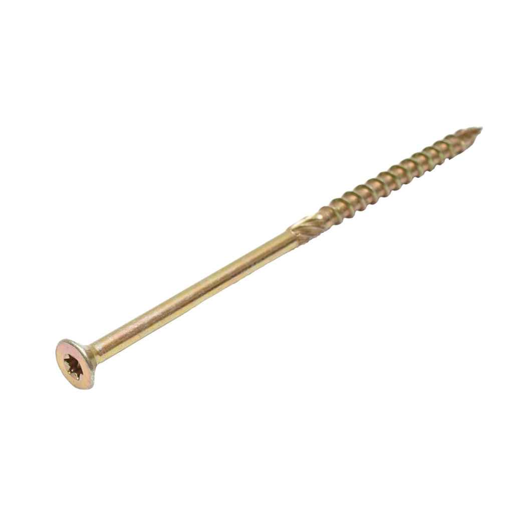 Vite autofilettante per legno a testa svasata 8x180mm tipo torx TX40, 50 pz/scatola
