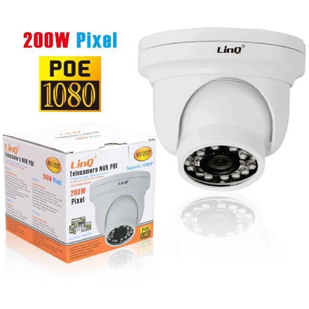 Trade Shop - Telecamera Di Sicurezza Soffitto Poe 2mpx Ahd-2037 12led 24 Infrarossi 200w Ip66 -