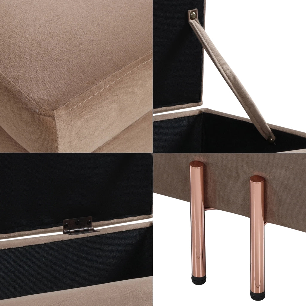 Panca contenitore 118 x 40 x 42 cm marrone 03_0008970