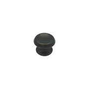Pomolo fisso per porta SAGUATTI 166/60IB in alluminio marrone opaco