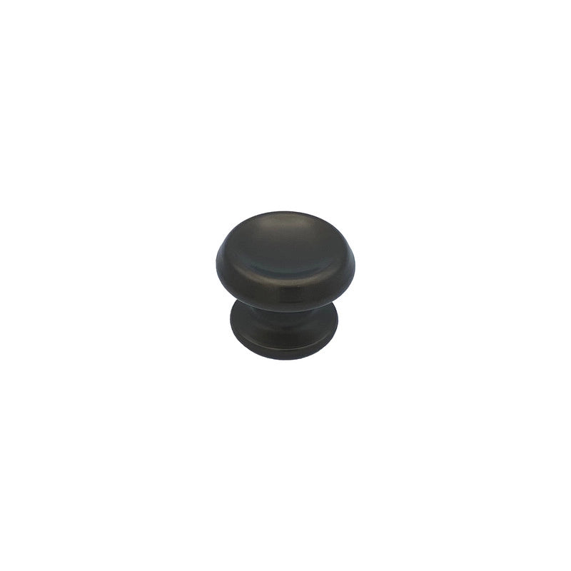 Pomolo fisso per porta SAGUATTI 166/60IB in alluminio marrone opaco