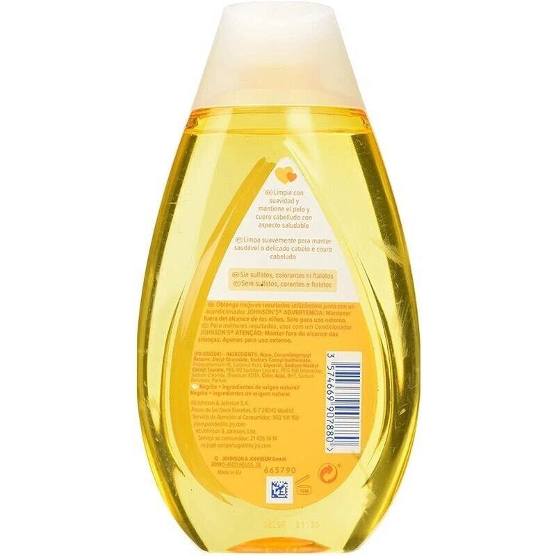 SET 4 JOHNSON'S BABY SHAMPOO ANTI LACRIMA PER BIMBI E NEONATI ORIGINALE 300ML