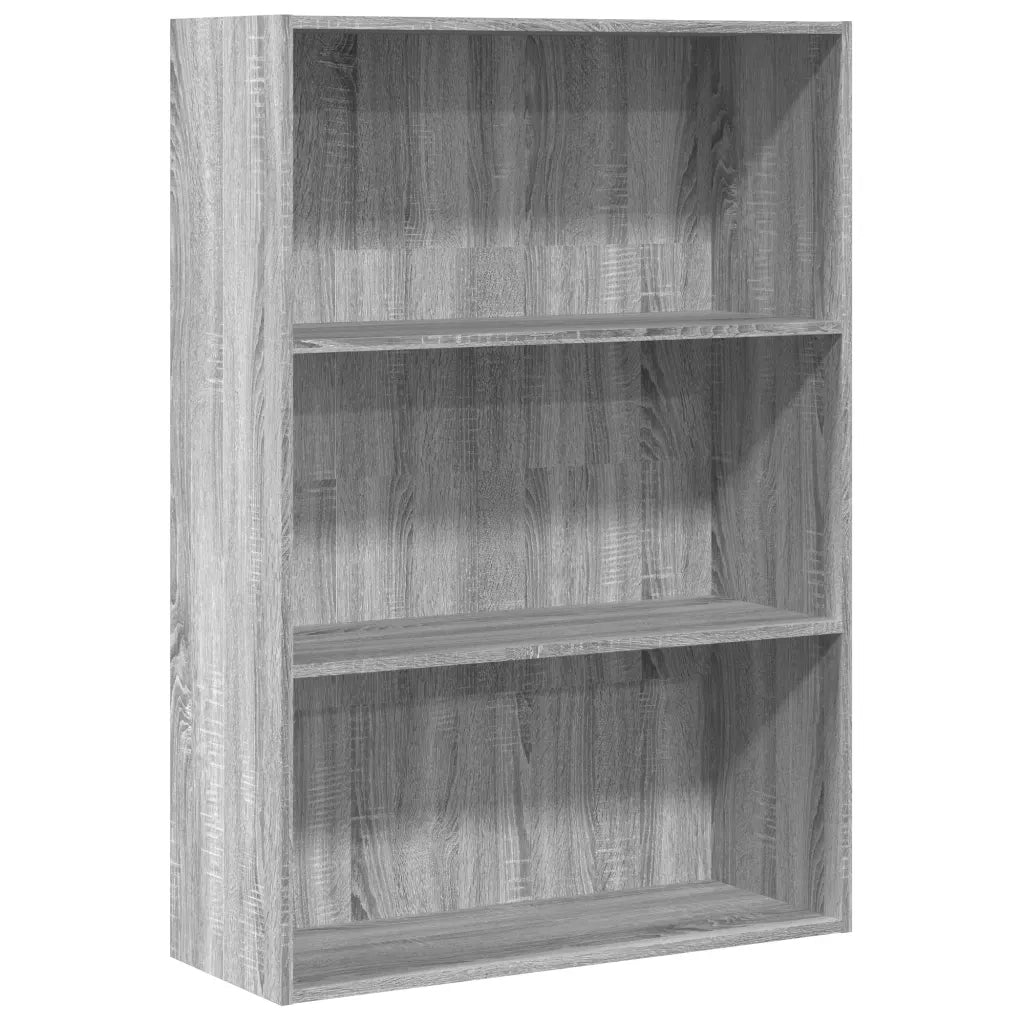 vidaXL Libreria Grigio Sonoma 80x30x114 cm in Legno Multistrato