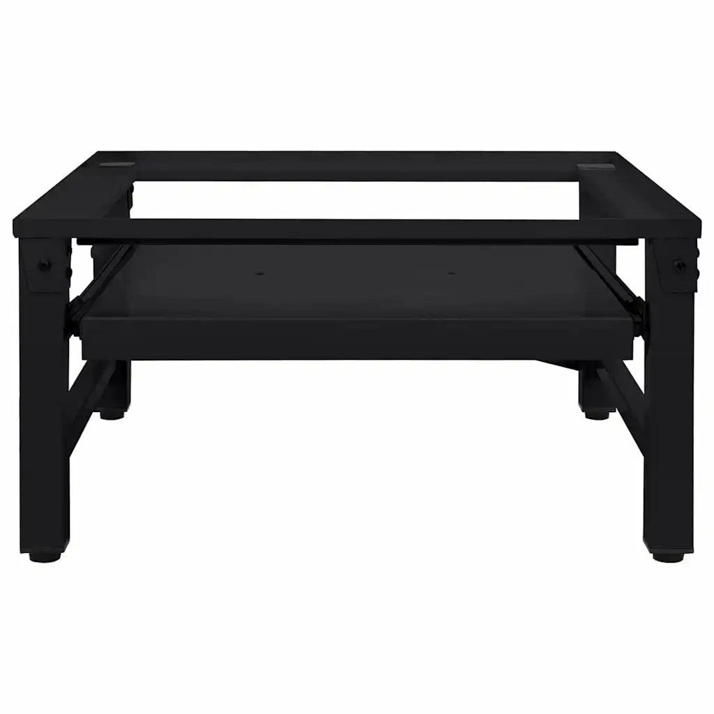 Pedestallo per Lavatrice Nero 62 x 60,5 x 32,5 cm Acciaio 42022040