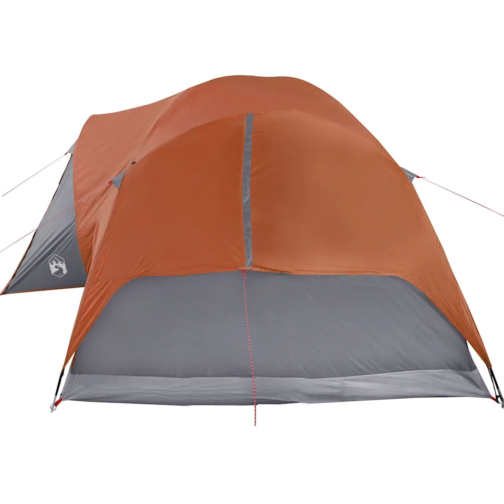 Tenda da Campeggio Crossvent 8 Persone Arancione Impermeabile