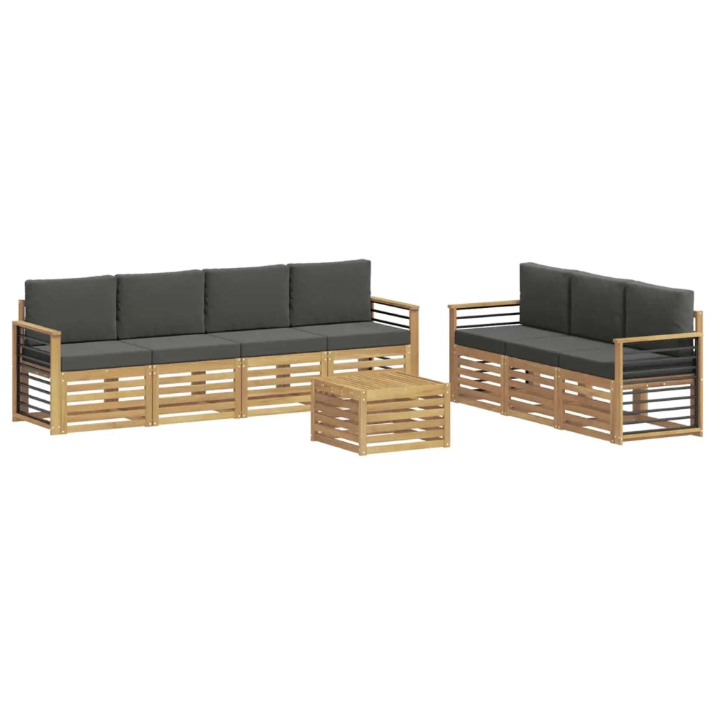 Set divani Legno di Acacia Massello 3391527