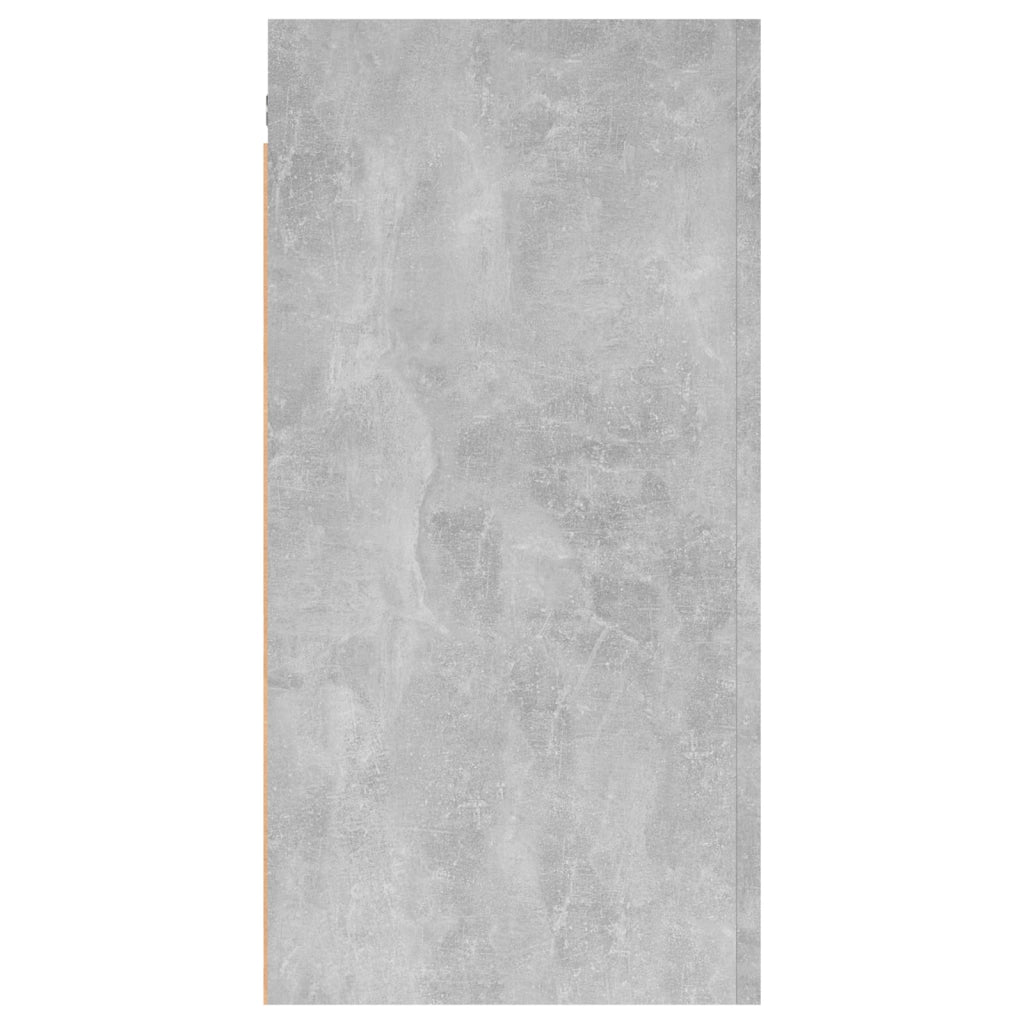 Mobile TV da Muro 2 pz | Armadietto TV | Mobile Porta TV Grigio cemento 30.5 x 30 x 60 cm