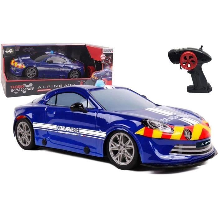 Auto radiocomandata - TURBO CHALLENGE - Alpine A110 Gendarmerie - Da 8 anni