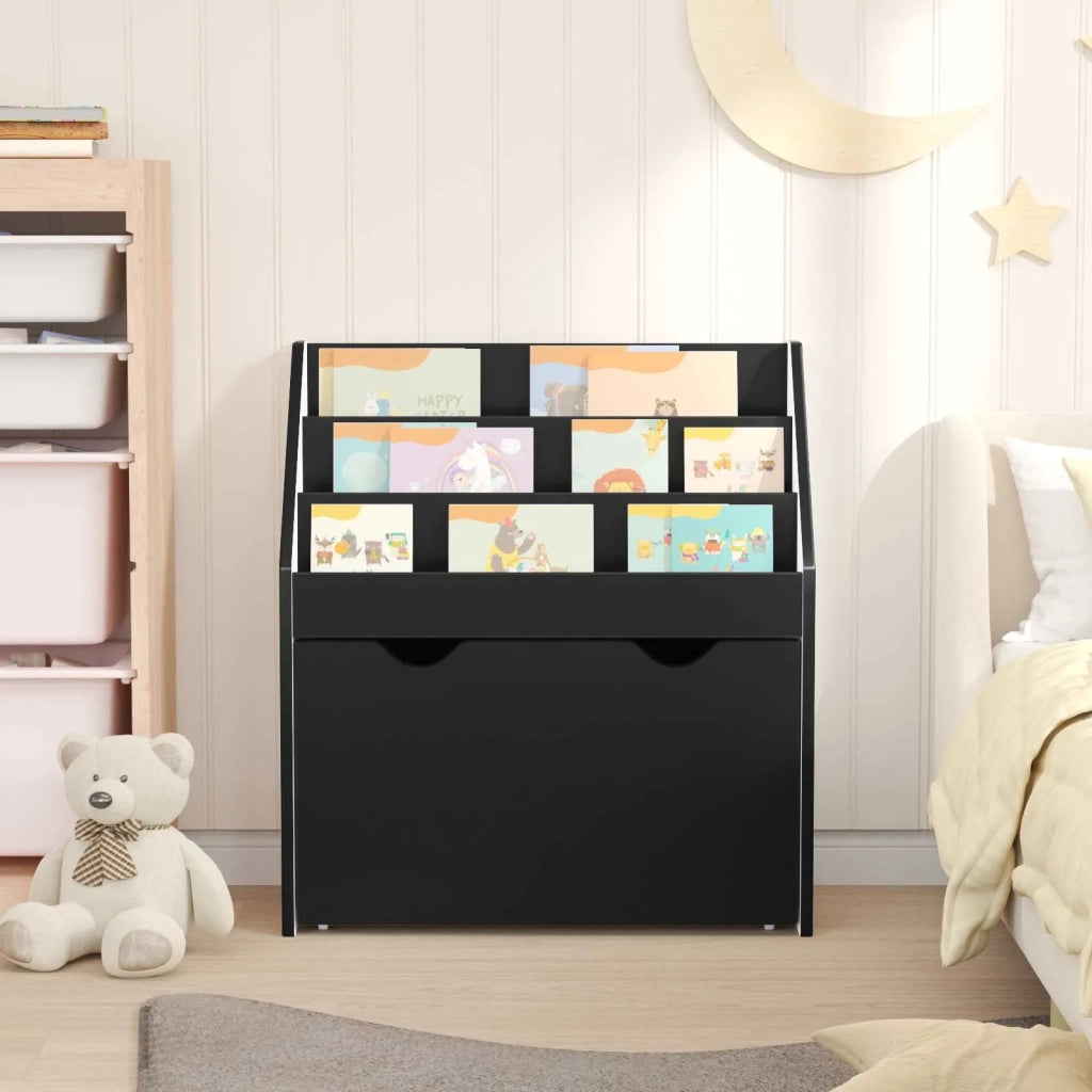 Libreria per Bambini Nero 60 x 29,5 x 69 cm Legno multistrato 892390