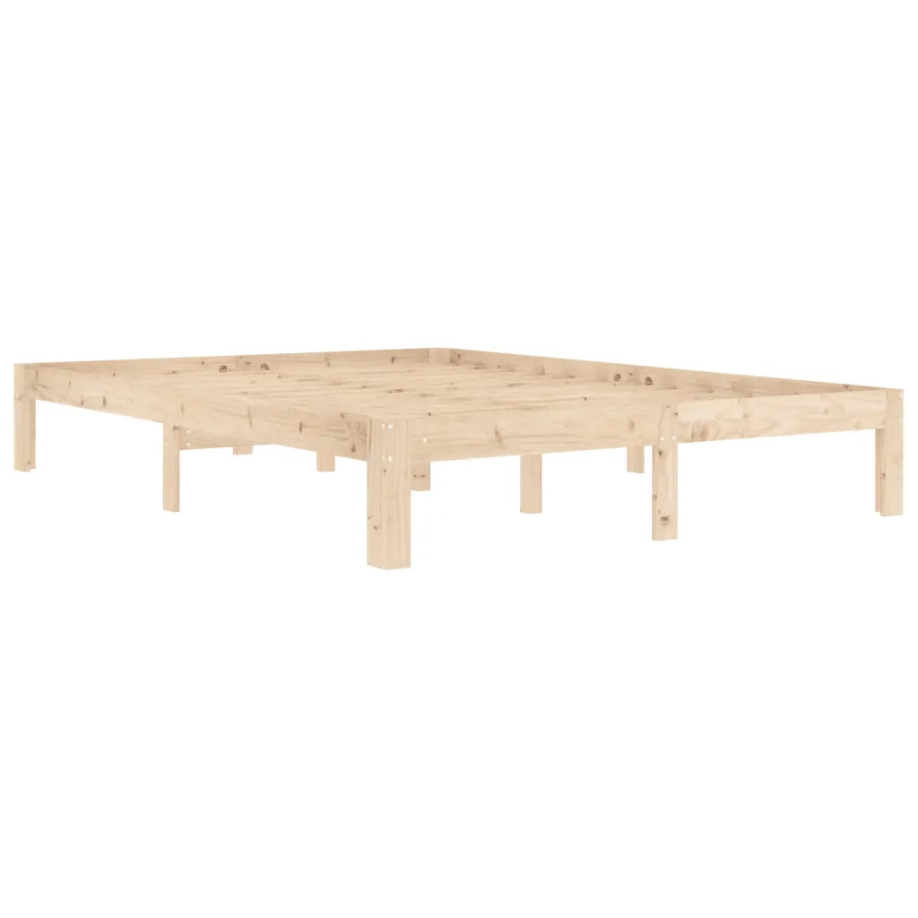 Giroletto-Struttura Letto in Legno Massello di Pino 140x200 cm 688773