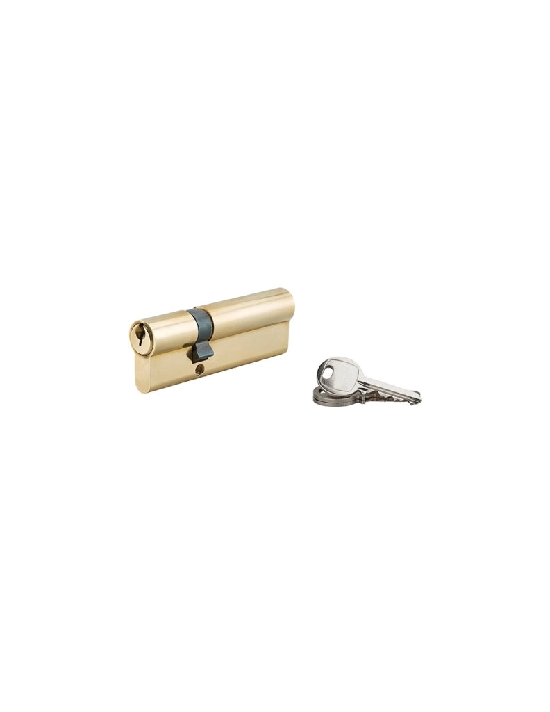 Cilindro europeo a doppia entrata, 30 x 60 mm, ottone, 3 chiavi – Serrurerie de Picardie
