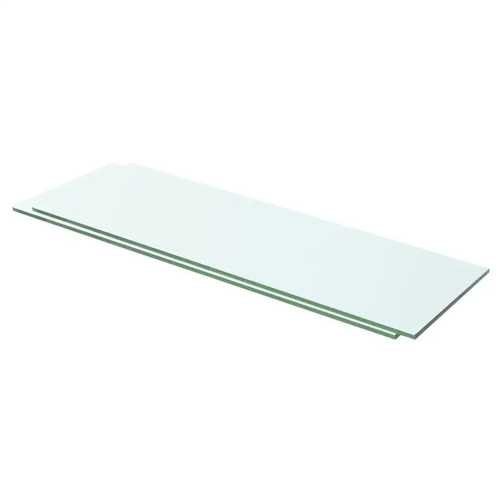 Mensole in Vetro Trasparente 2 pz 60x15 cm cod mxl 46567
