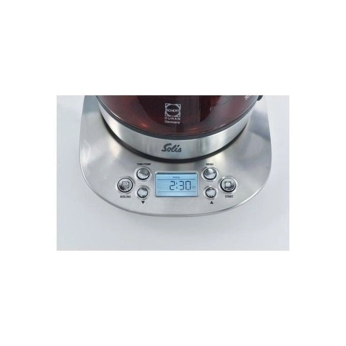 Solis 5515 bollitore elettrico 1,2 L 1400 W Acciaio inossidabile, Trasparente