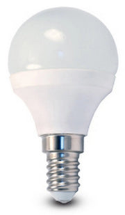 10pz led sfera 5,5we14 -lumen 470 -6500k fredda cod:ferx.92845