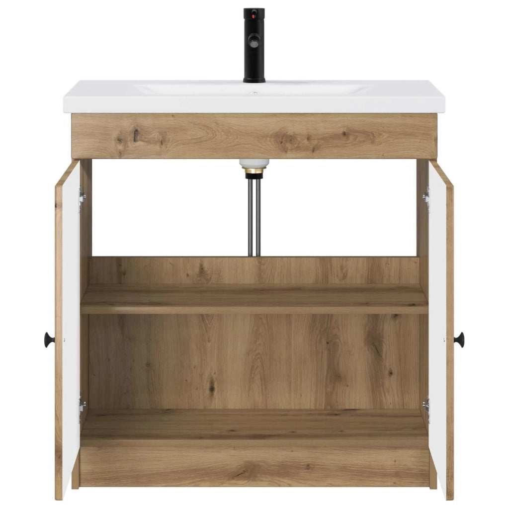 Set di mobili per il bagno Rovere Artigianale 3404143