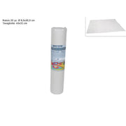 Trade Shop - Set 20 Pezzi Tovagliette Tovaglie A Strappo Runner Tnt Rullo 30 X 40 Cm Bianco -