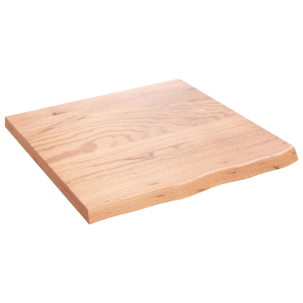 Piano Bagno Marrone 60x60x(2-4) cm Legno Massello Trattato 3156111