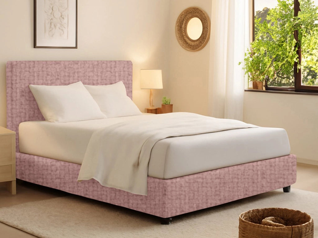 Rugby, Letto Singolo Sfoderabile Made in Italy, Rosa