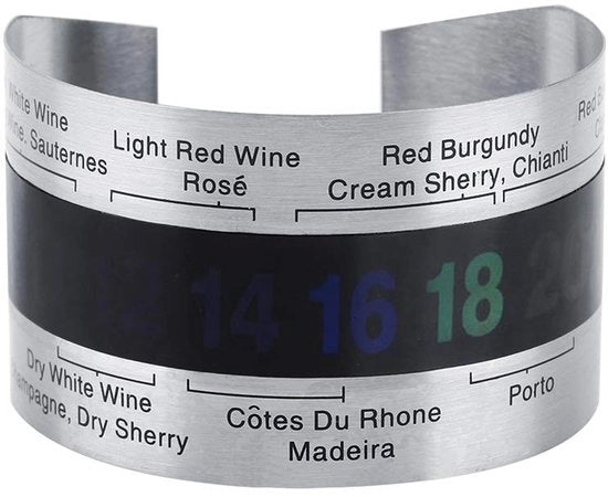 Termometro Digitale per Vino, Birra e Whisky - Display LCD - Misura Temperatura con Precisione - Portatile e Facile da Utilizzare - Codice Prodotto: ...