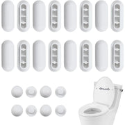 Chausa 24 st ck wc-sitz-puffer, wc sitz d mpfer, wc-sitzsto f ng