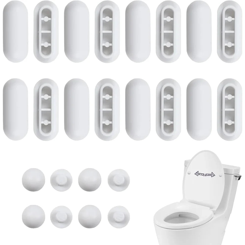 Chausa 24 st ck wc-sitz-puffer, wc sitz d mpfer, wc-sitzsto f ng