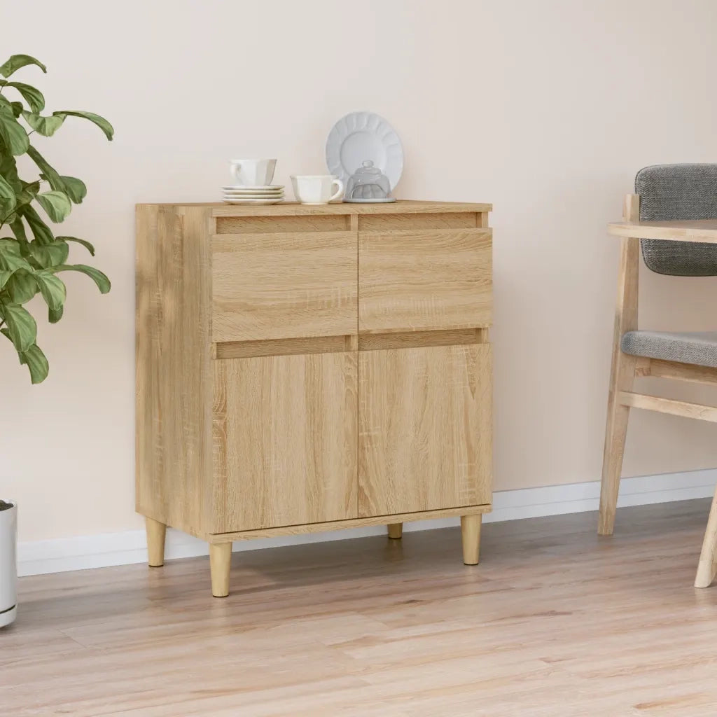 Credenza | Madia | Buffet da pranzo | Armadio da pranzo Rovere Sonoma 60x35x70 cm in Legno Multistrato