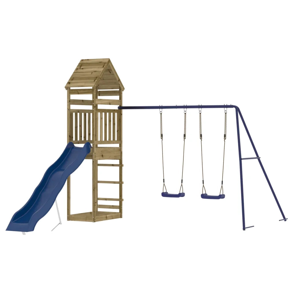 Set da Gioco da Esterno in Legno di Pino Impregnato 3156912