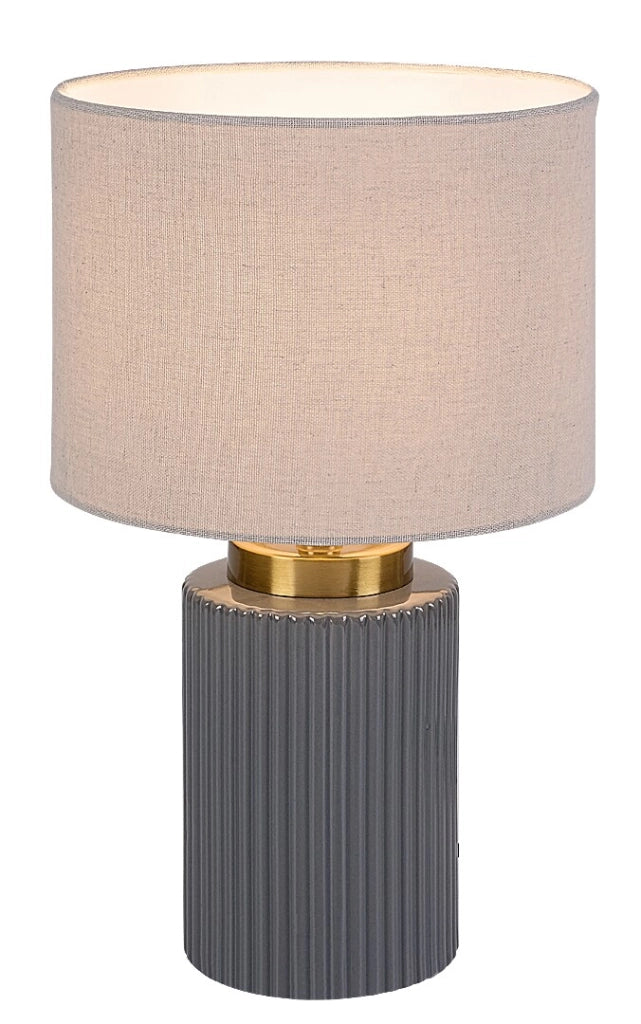Lampada da tavolo Glovy 1xE14 grigio ceramica Rabalux