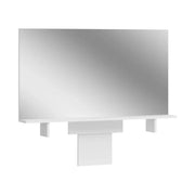 Specchio da toeletta ESTRELLA bianco – 110 cm con ripiano, stile classico