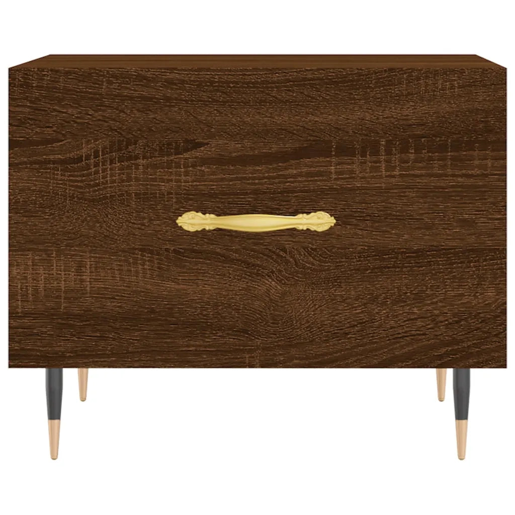 Tavolino da salotto | Tavolino da caff¨¨ | Tavolino da Soggiorno Rovere Marrone 50x50x40cm Legno Multistrato