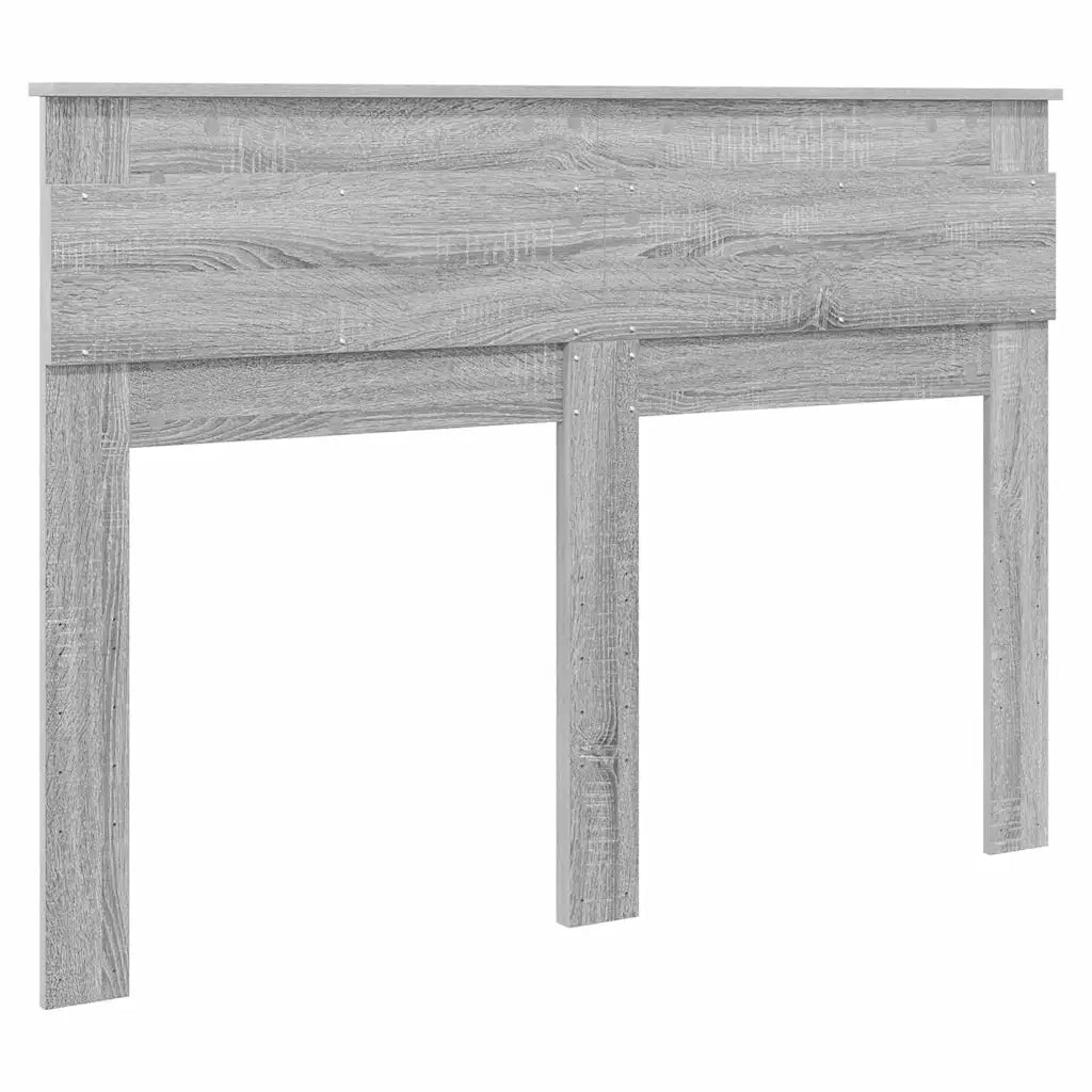 Testiera-Testata-Testiera Decorativa Grigio Sonoma 140 cm Legno multistrato 589909